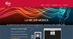 Desktop Screenshot of laluzfm.com